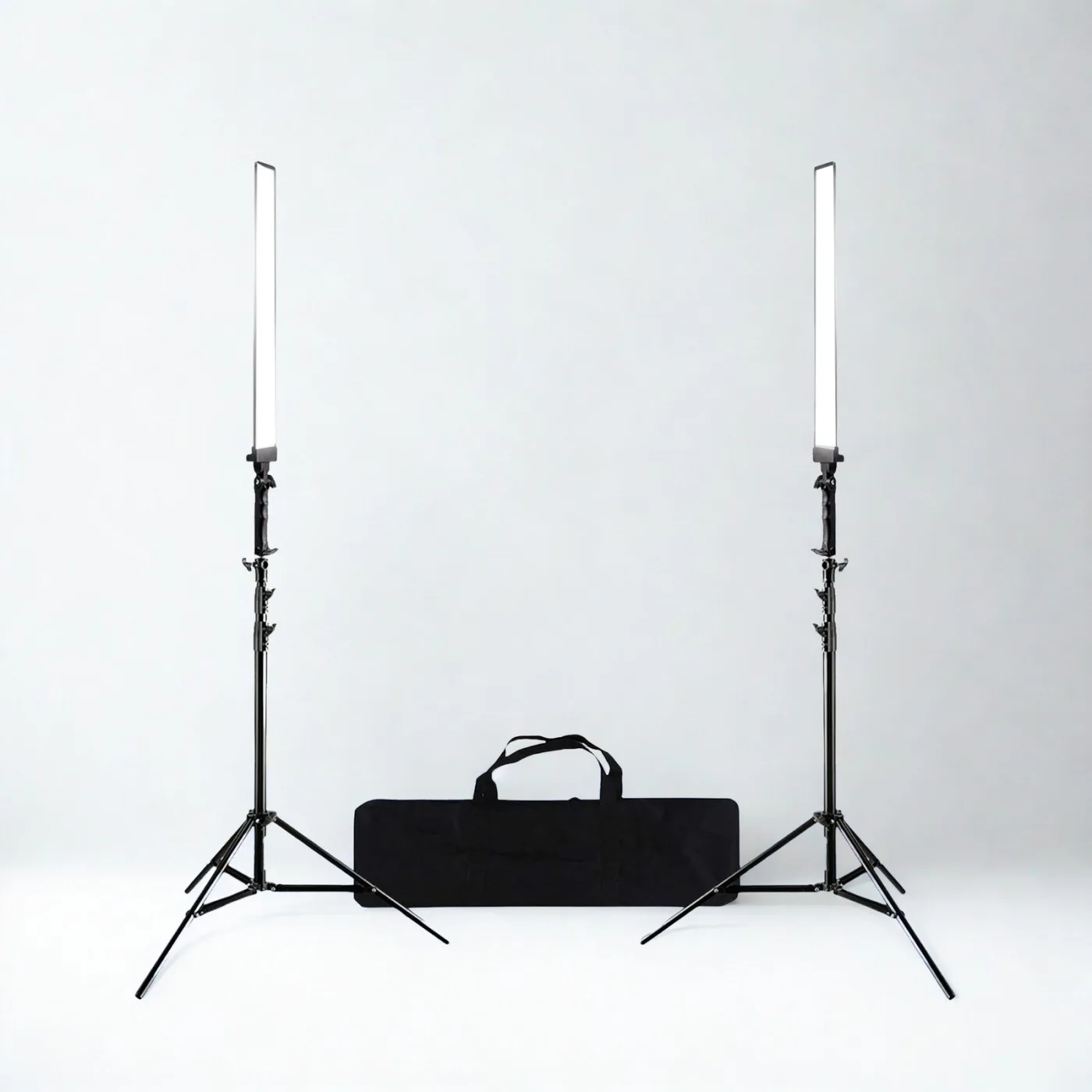 Pack de 2 projecteurs LED avec trépieds pour éclairage d’événements